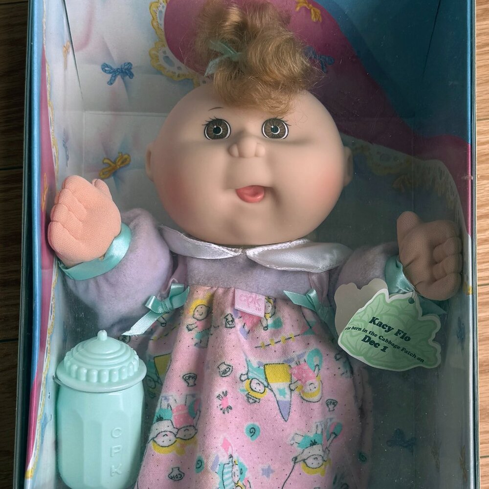1995 Cabbage Patch Kids Baby doll  KACY FLO DEC.1 #14131 In Original Box